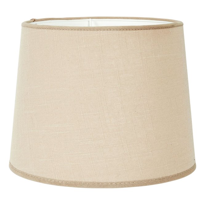 Duży beżowy abażur do lampy stojącej 50cm Sofia